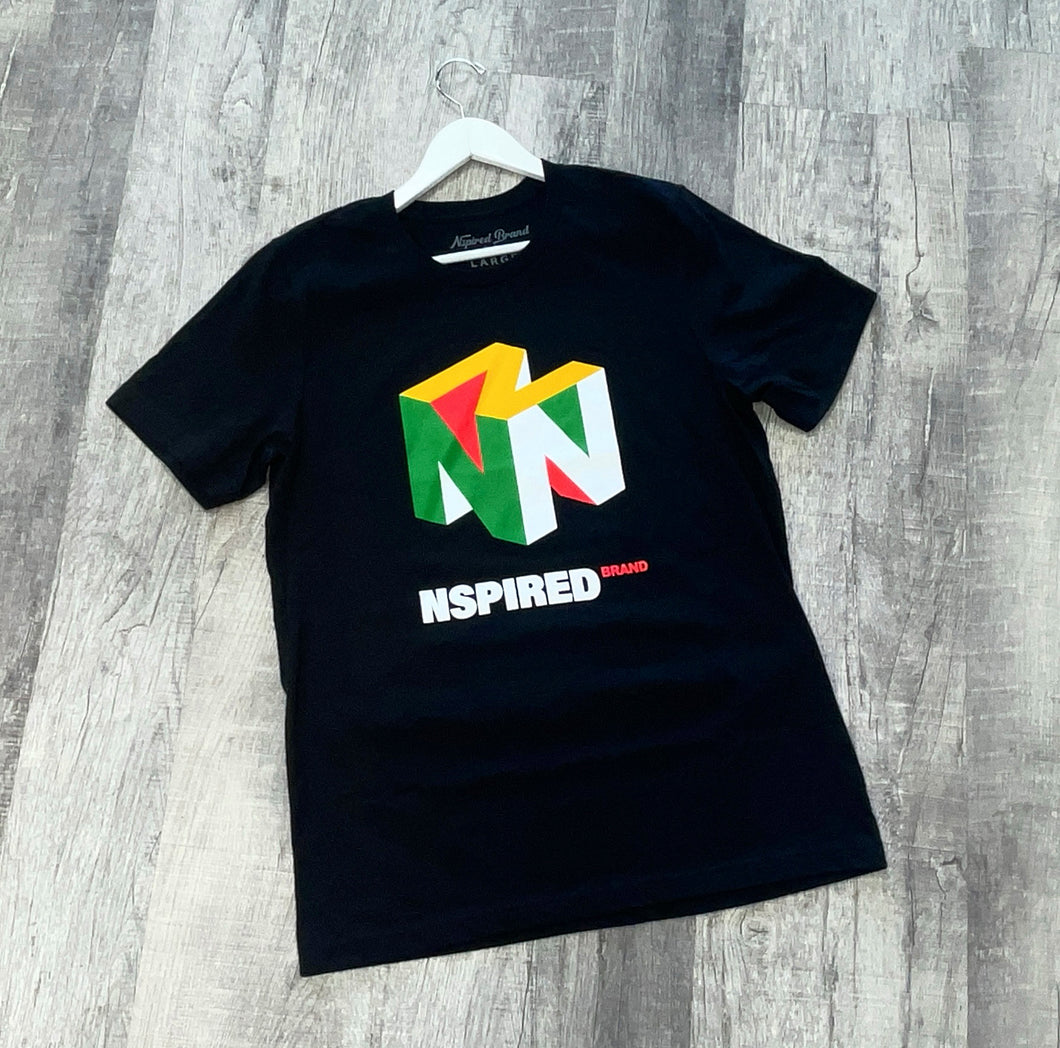 Black “Nspired” Nintendo T-shirt